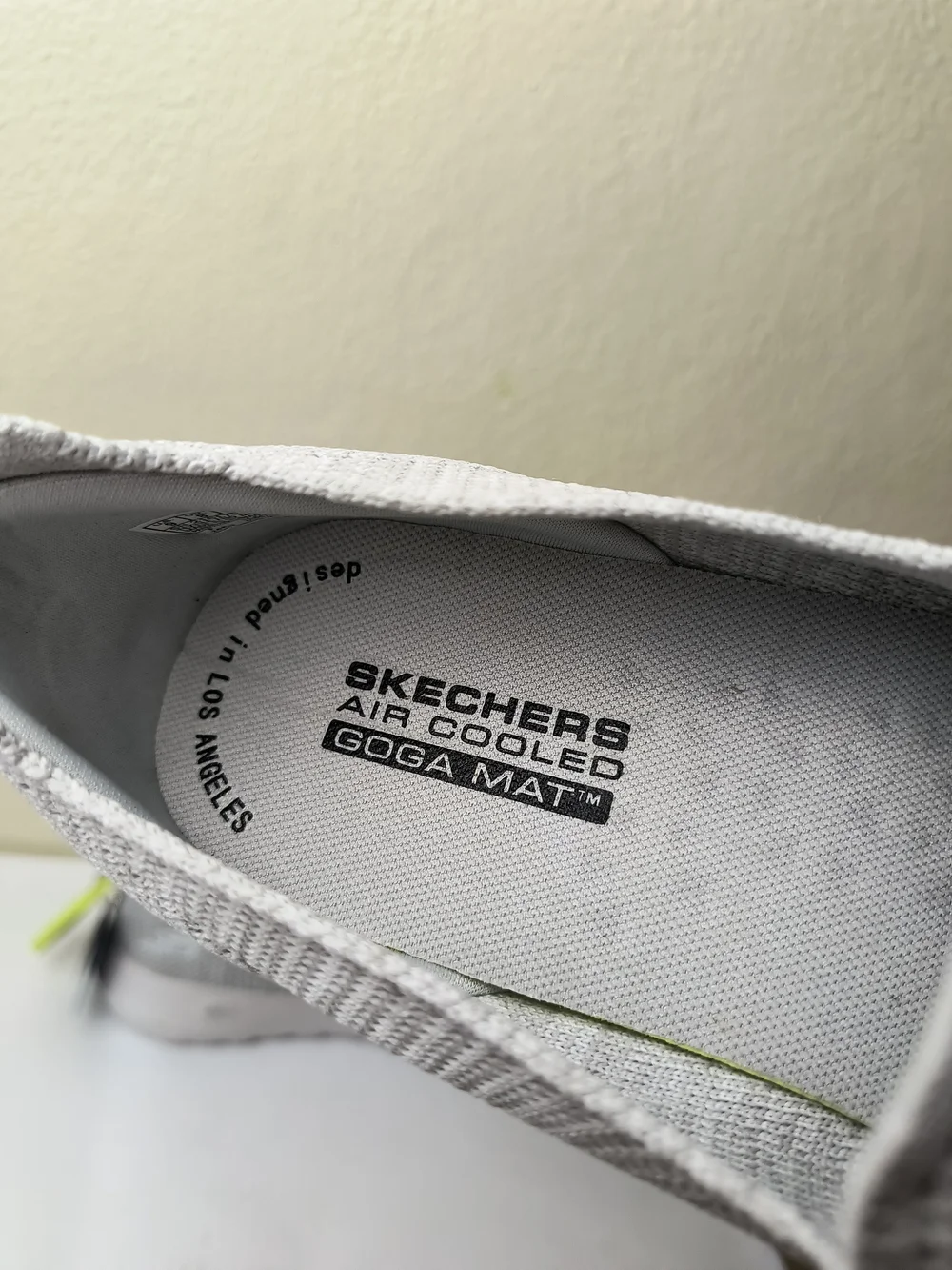 Skechers GOwalk Slip-On Mesh Walking Shoes - Off White - 9